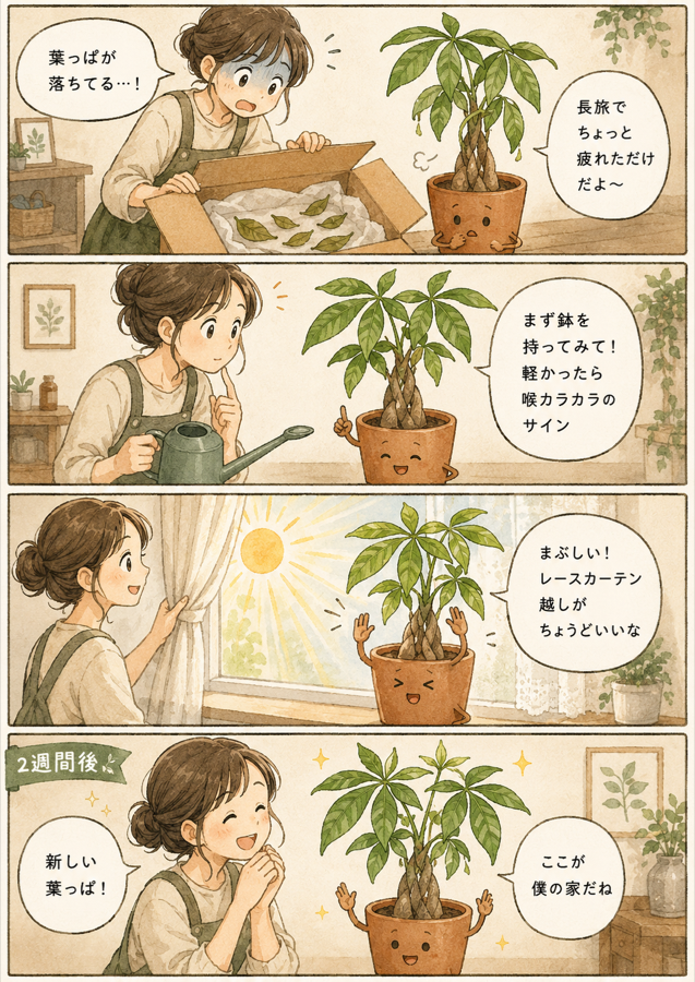 観葉植物が届いたら最初にやること｜通販の一鉢を枯らさない迎え方